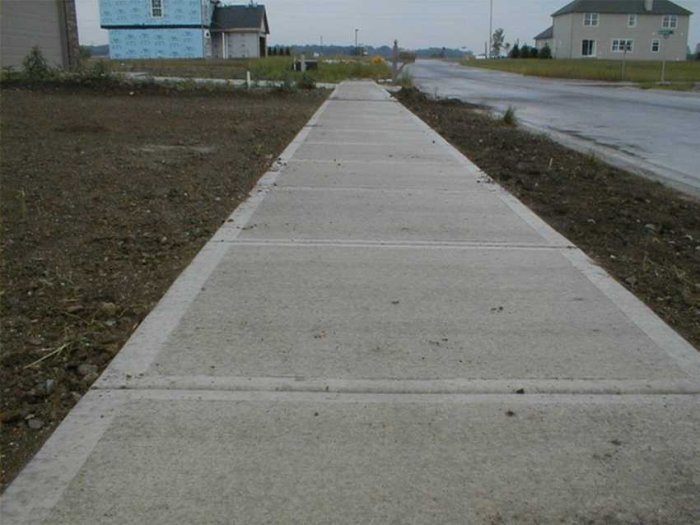 Бетон для тротуара