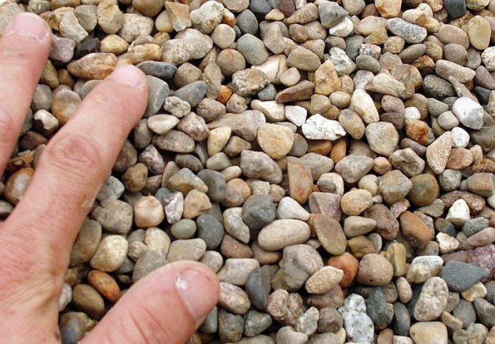 Бетон на гравии